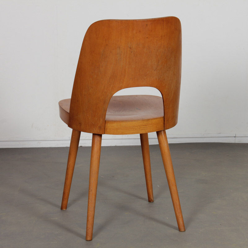 Suite of 4 vintage chairs by Oswald Haerdtl for Ton, 1960