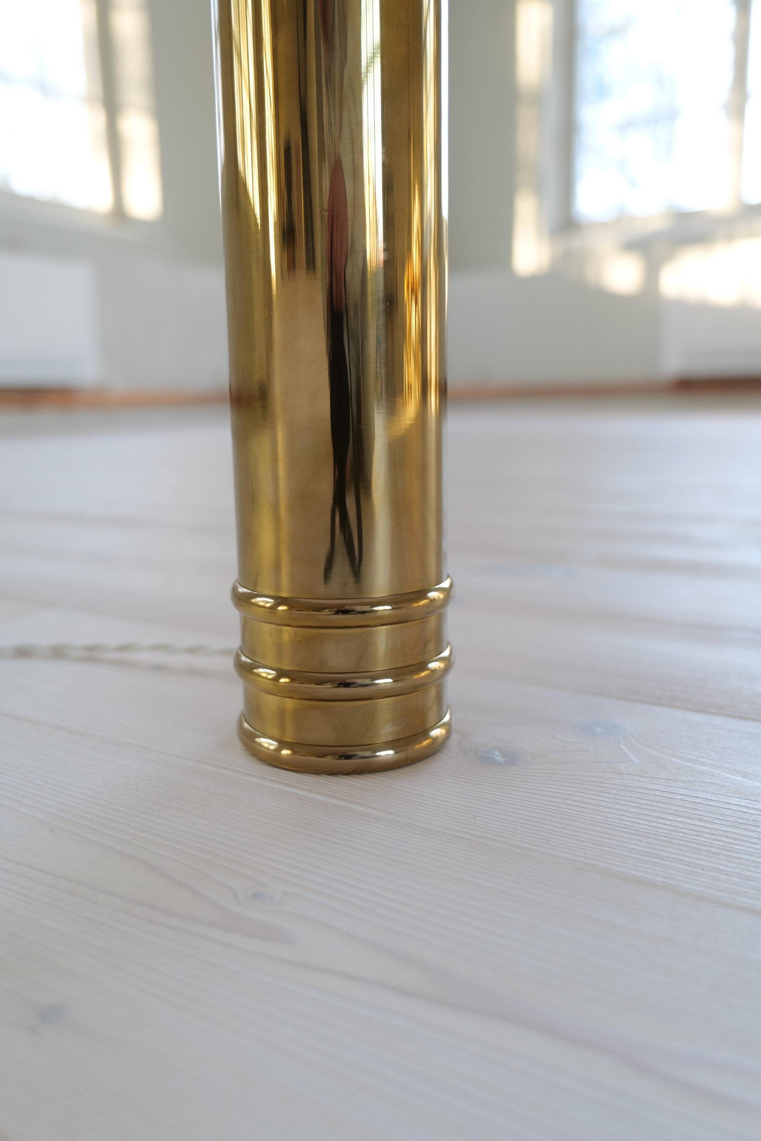 Midcentury Brass Table Lamp Bergboms B-09, 1960s, Sweden