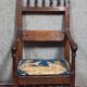 Louis XIII period armchair in solid wood