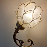 Duo appliques fleurs de nacre