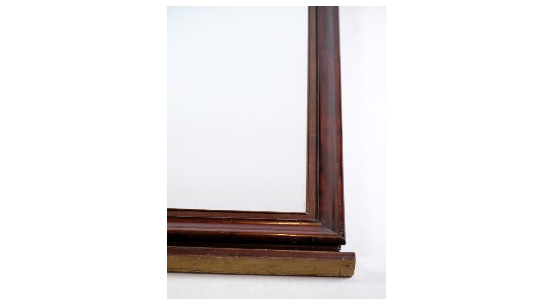 Antique Christian VIII Mirror in Mahogany from around the Year 1860s