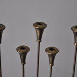 Pair of brass candlesticks