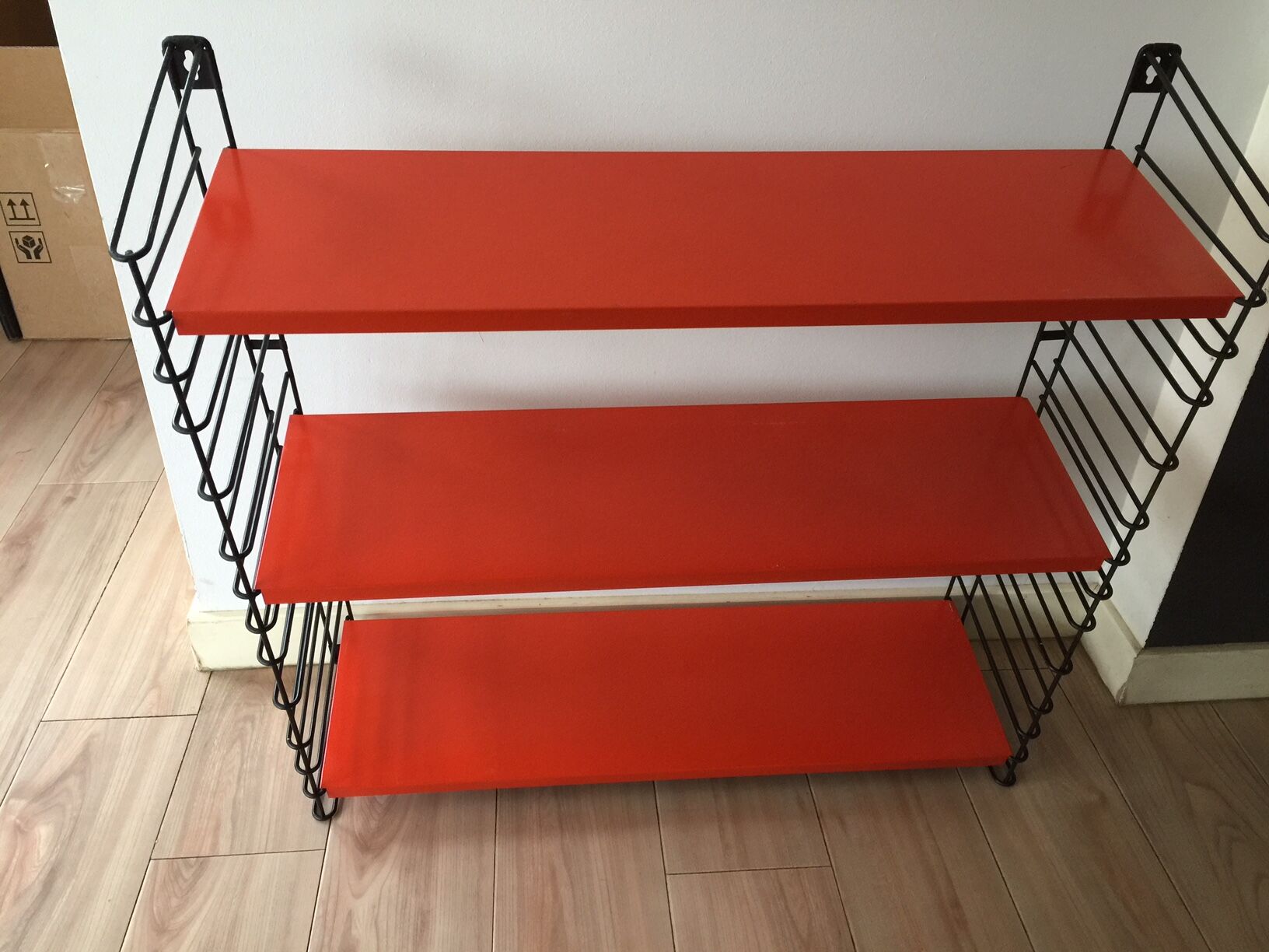 Wall shelf by a. d. dekker for taken, netherlands, 1950 s