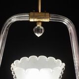 Charming Liberty Barovier and Toso Chandelier, 1940s