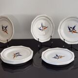 Set of dessert plates St Amans model IRMA