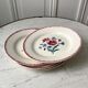 Lot of 4 dessert plates Digoin Sarreguemines model Prairial