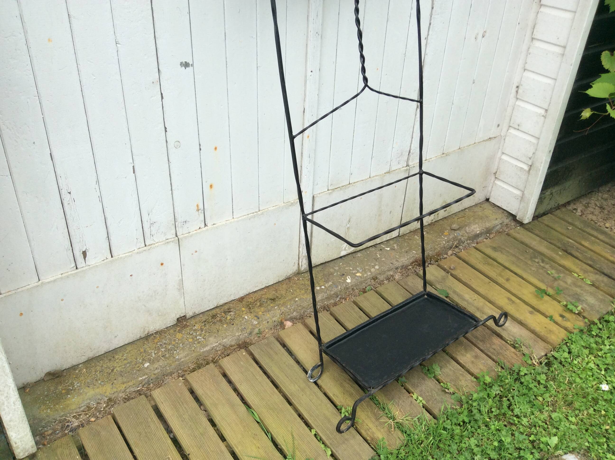 Wrought iron entrance hall