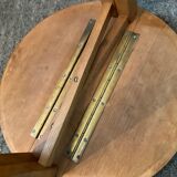 Scandinavian set by Poul Hundevad table and 4 folding teak stools