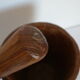 Mortier et pilon en bois exotique africain