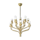 Brass chandelier 1970s