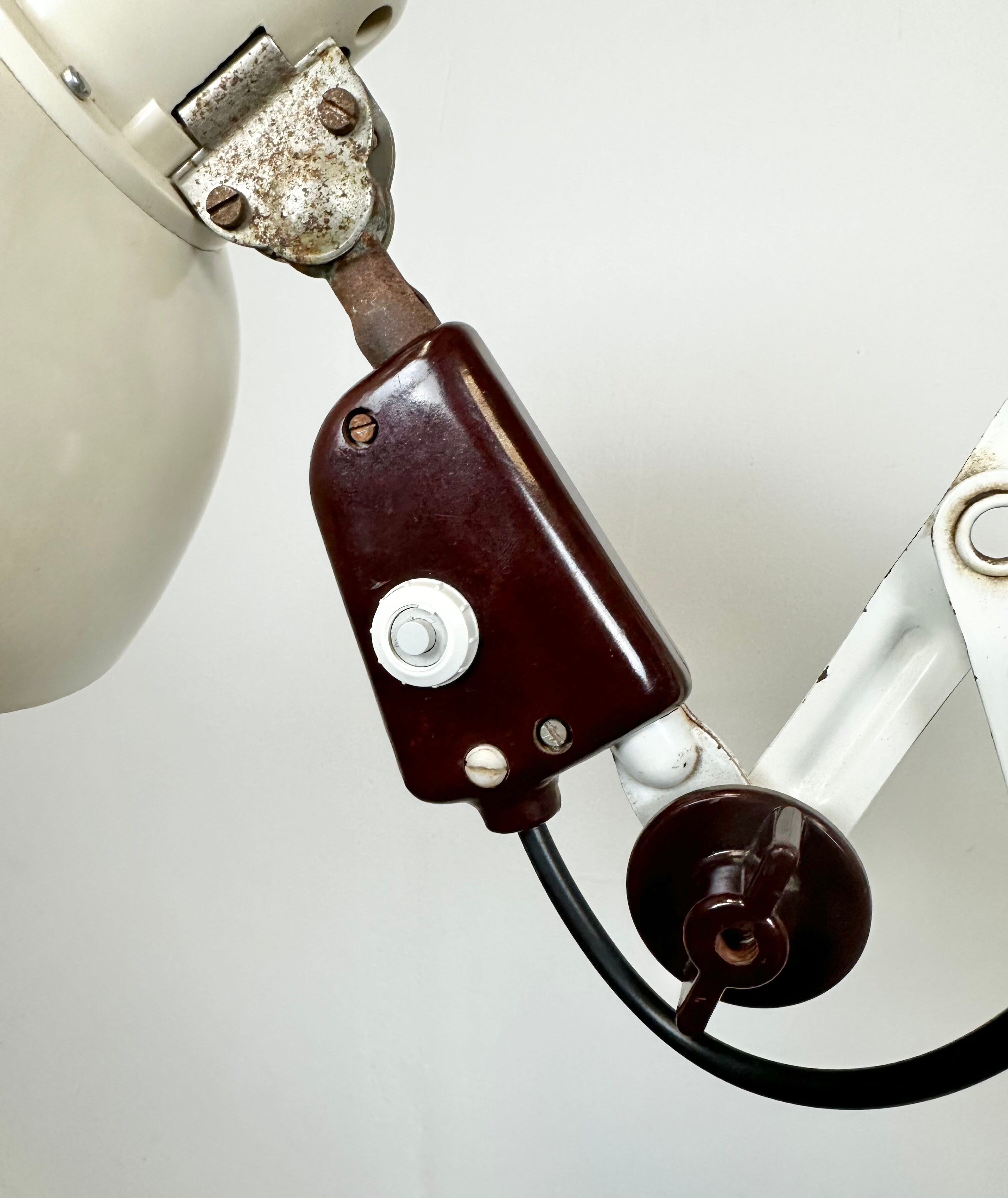 Industrial East German Scissor Lamp from VEB Zweckleuchtenbau Dresden, 1950s