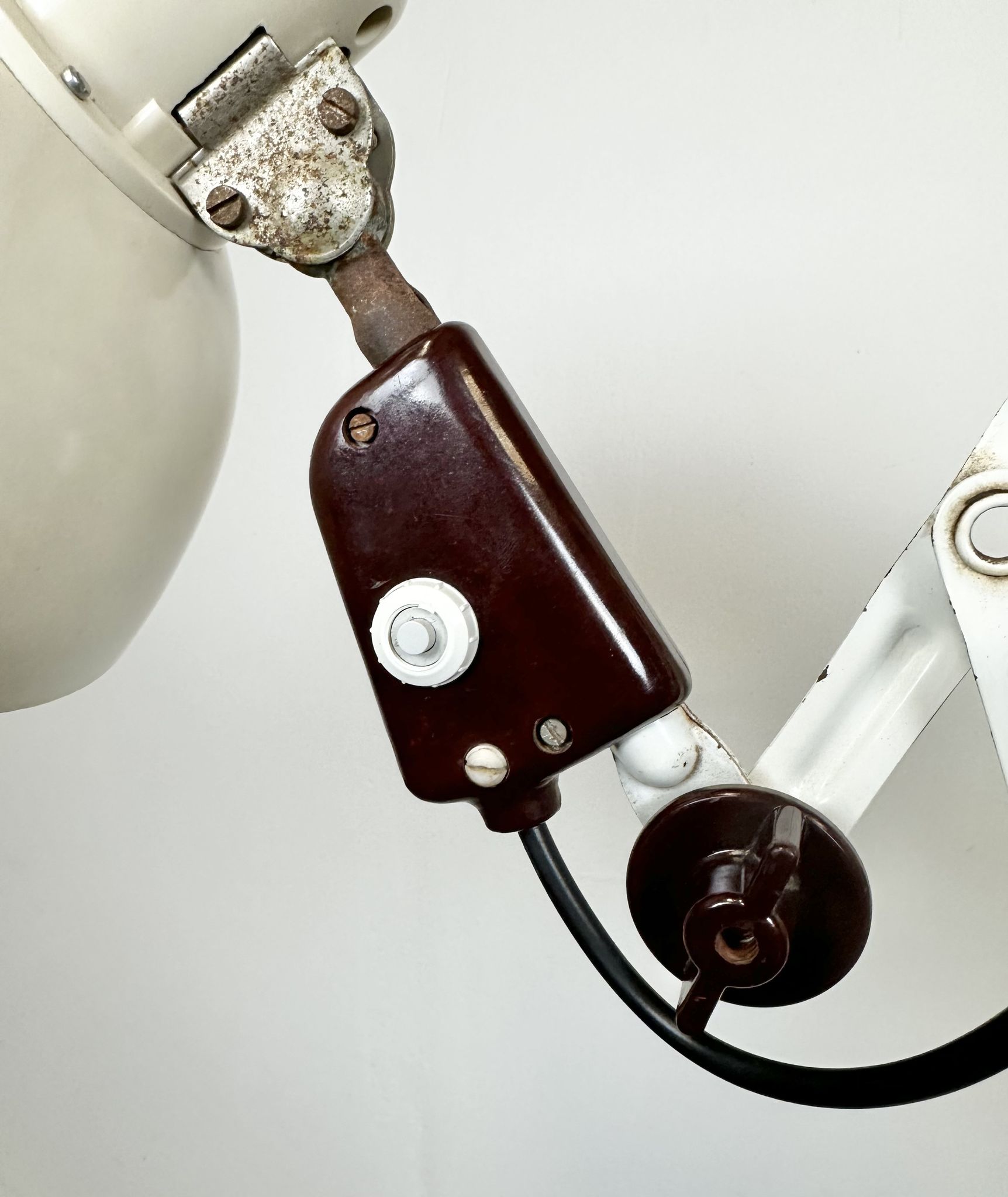 Industrial East German Scissor Lamp from VEB Zweckleuchtenbau Dresden, 1950s