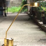 Table lamp in gilded brass, 1980s