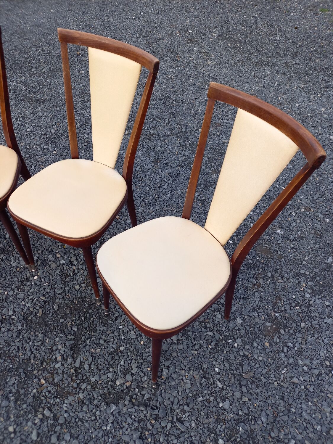 4 vintage chairs Palma Baumann 1970