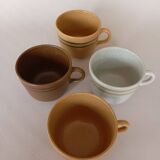 4 Sarreguemines breakfast cups
