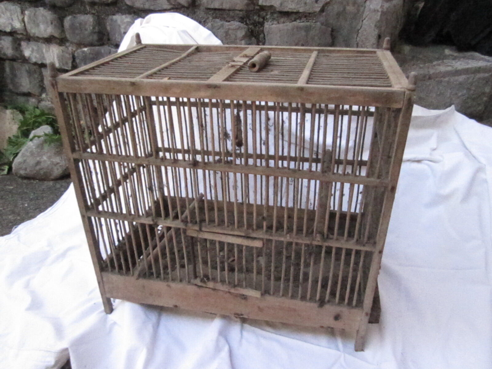 Old wooden cage