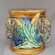 Old tobacco pot / pencils, flower vase elephant onnaing earthenware slip