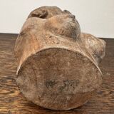 African statue, wooden bust of a woman, 1920s