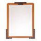 Dutch Art Deco Wall Mirror, Oak Frame, Amsterdamse School, 1920s