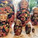 Magnificent family of Russian matryoshkas – 9 dolls – excellent condition