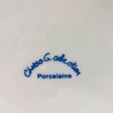 6 Assiettes à dessert en porcelaine « Chriss G. Collection ».