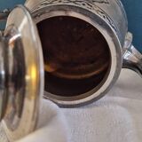 Silver metal coffee maker