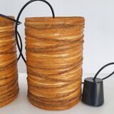 Pair of vintage Accolay pendant lights 1960