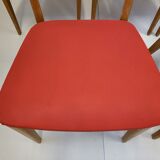 Suite of 5 chairs 1950