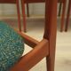 Set of six teak chairs, Danish design,  N. & K. Bundgaard Rasmussen