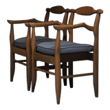 Pair of armchairs Fumay Guillerme & Chambron