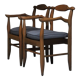 Pair of armchairs Fumay Guillerme & Chambron