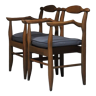 Paire des fauteuils Fumay de Guillerme & Chambron