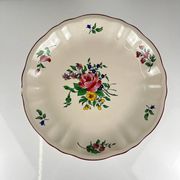 Compote dish KG Lunéville, model "Réverbère", rose pattern
