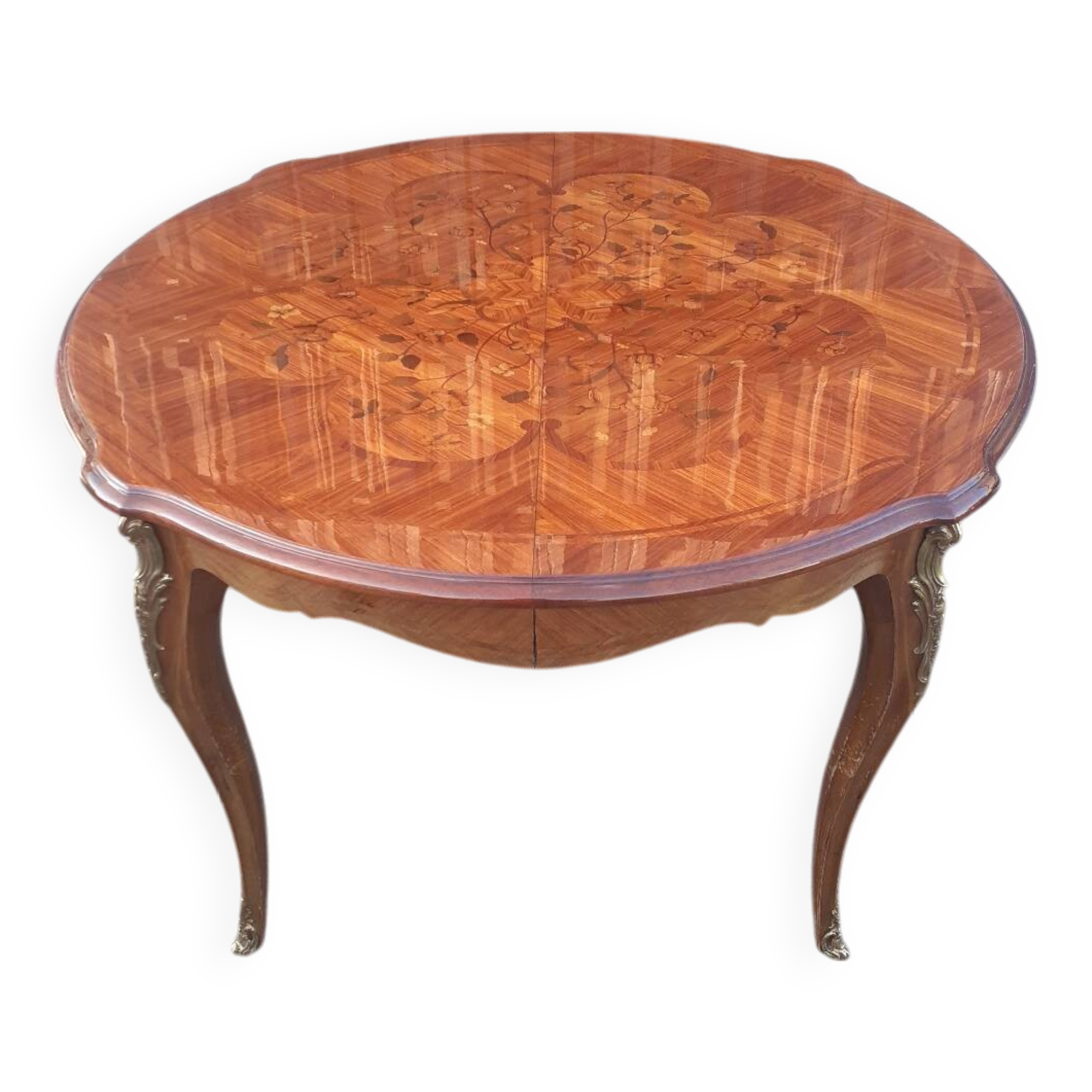Marquetry dining table