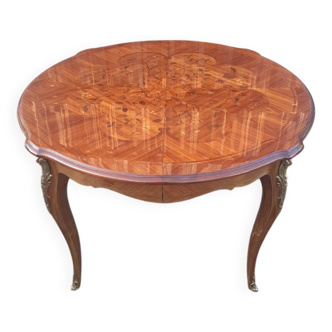 Marquetry dining table