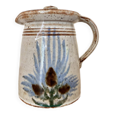 Ceramic pitcher from the 60s-70s in the style of Vallauris or Albert Thiry.