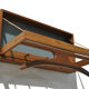 Teak coat rack by Adam Hoff & Poul Ostergaard for Virum, 1950s