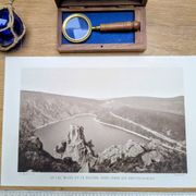 Le Lac Blanc, Hautes-Vosges, planche photo imprimée en 1942.