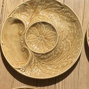 5 asparagus plates in earthenware Manufacture de Gien