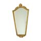Classic Gold Leaf Mirror Crested Mirror Baroque Style 75cm