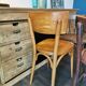 Baumann Stella and Luterma series of 6 mismatched bistro chairs