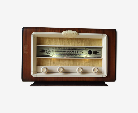 Poste de radio Sonneclair modèle Ruban vert 1952 compatible Bluetooth |  Selency