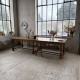 XXL solid oak table 3m2