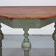 Swedish Gustavian Folk Art Painted Side Table