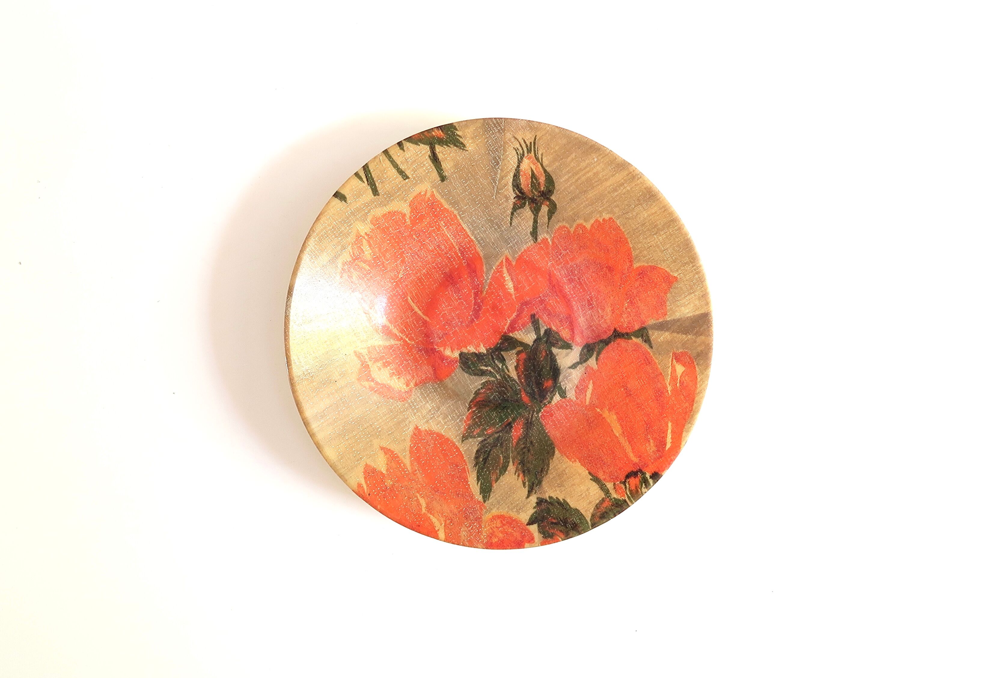 Coupe à fruits en fibre de verre années 60