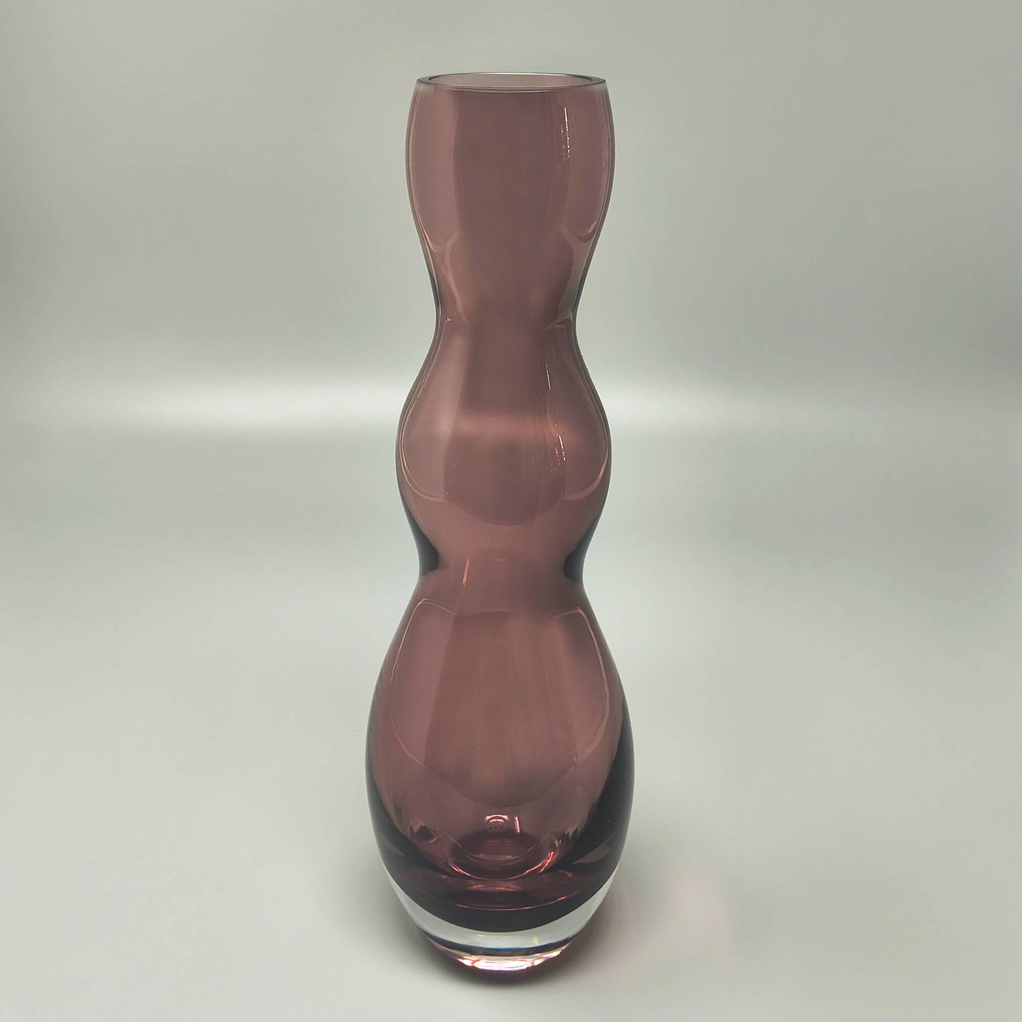 1970s Space Age Purple Vase by V. Nason in Murano Glass. Made in Italy
