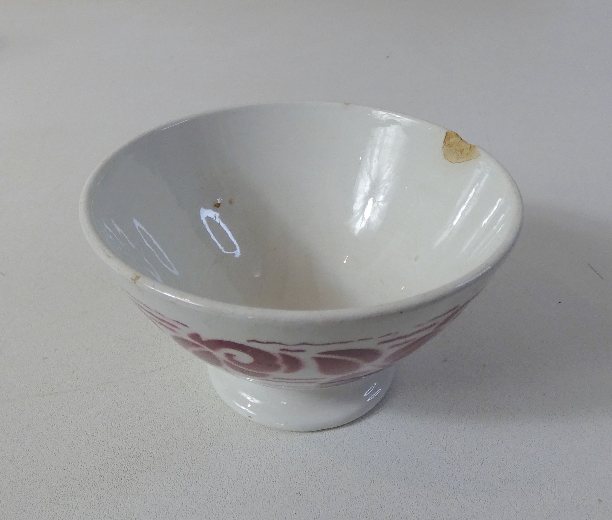 Old little faience bowl