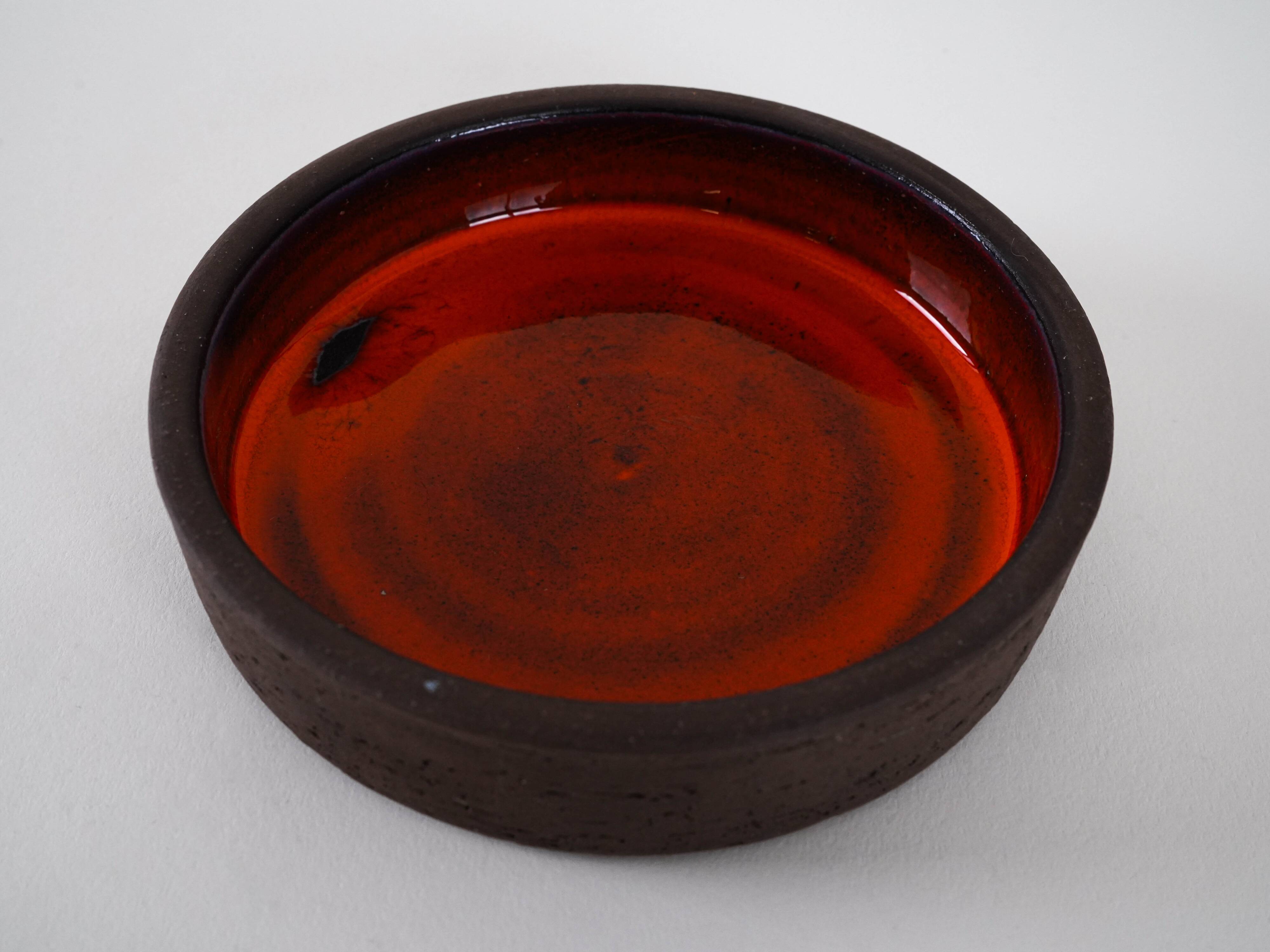Ceramic bowl, Danish design, 1960s, designer: Erik Lundberg