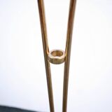 Vintage Stehlampe Cosack en fibre de verre Messing