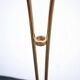 Vintage Stehlampe Cosack en fibre de verre Messing